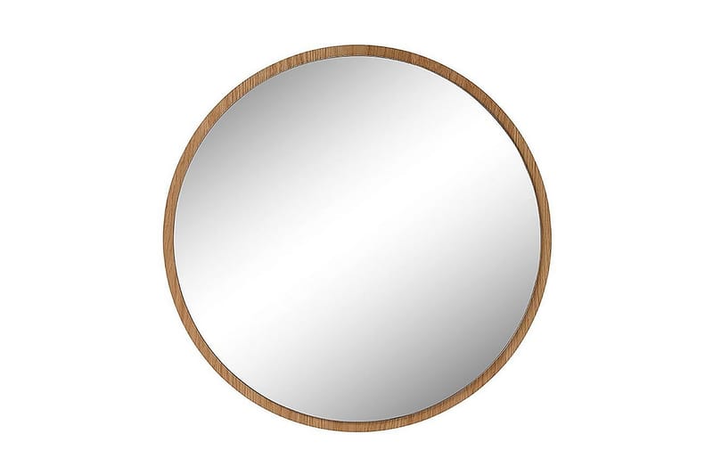 Pakro Spejl Rund 75 cm - Natur - Boligtilbehør - Spejle - Entréspejl