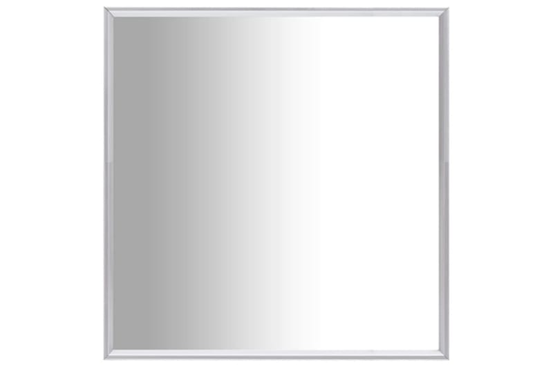 spejl 60x60 cm sølvfarvet - Sølv - Boligtilbehør - Spejle - Vægspejl
