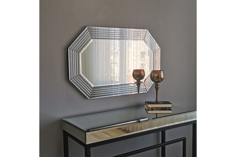 Tajima Dekorationsspejl 60 cm - Sølv - Boligtilbehør - Spejle - Vægspejl