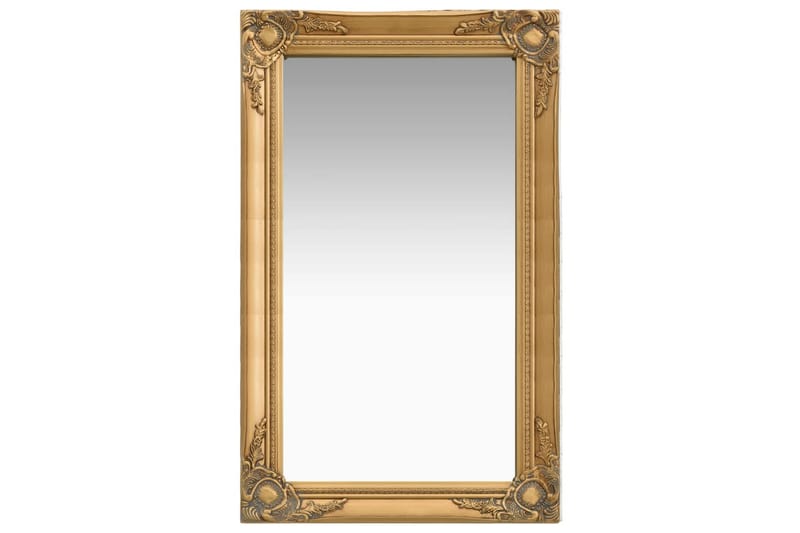 Vægspejl Barokstil 50X80 cm Guldfarvet - Boligtilbehør - Spejle - Vægspejl