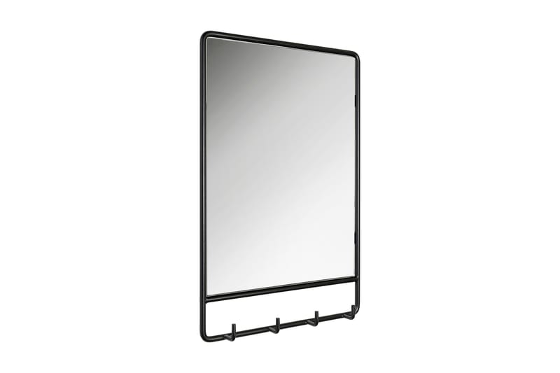 Vikaram Væghængt spejl 40 cm - Sort - Boligtilbehør - Spejle - Entréspejl