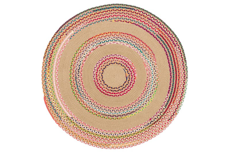 Saroshe Tæppe 120x120 cm - Flerfarvet - Boligtilbehør - Tæpper - Mønstrede tæpper
