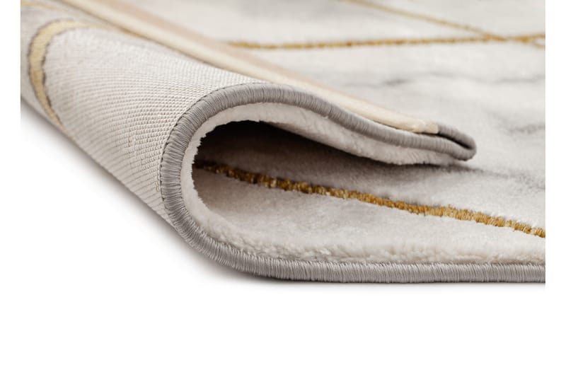 Skravelsbo Romb Tæppe 300x400 cm - Guld - Boligtilbehør - Tæpper - Mønstrede tæpper