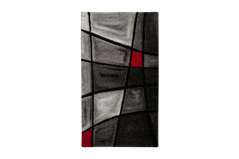 Friezetæppe London - 80x150 cm Rød - Boligtilbehør - Tæpper - Mønstrede tæpper