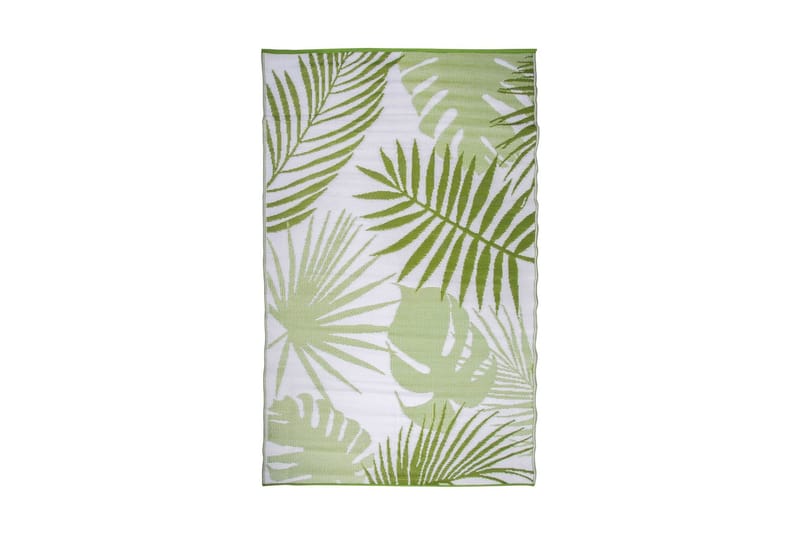 Esschert Design udendørs havetæppe 241x152 cm jungleblade OC - Grøn - Boligtilbehør - Tæpper - Udendørs tæpper