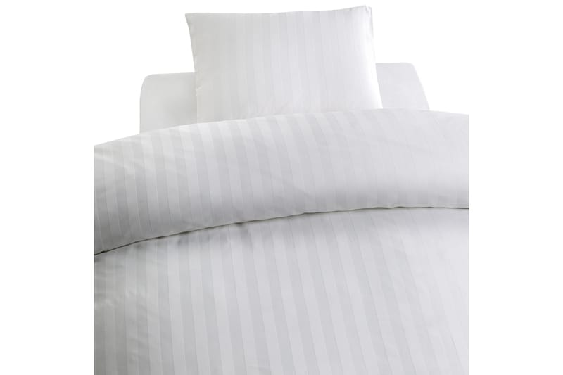 Satin Sengetøj Dobbelt Hvid - Sæt med 3 Dele - Boligtilbehør - Tekstiler - Sengetøj