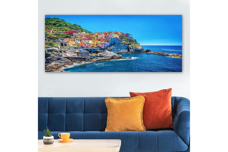 Canvasbillede YTY Nautical & Beach Flerfarvet - 120x50 cm - Boligtilbehør - Vægdekoration - Billeder på lærred