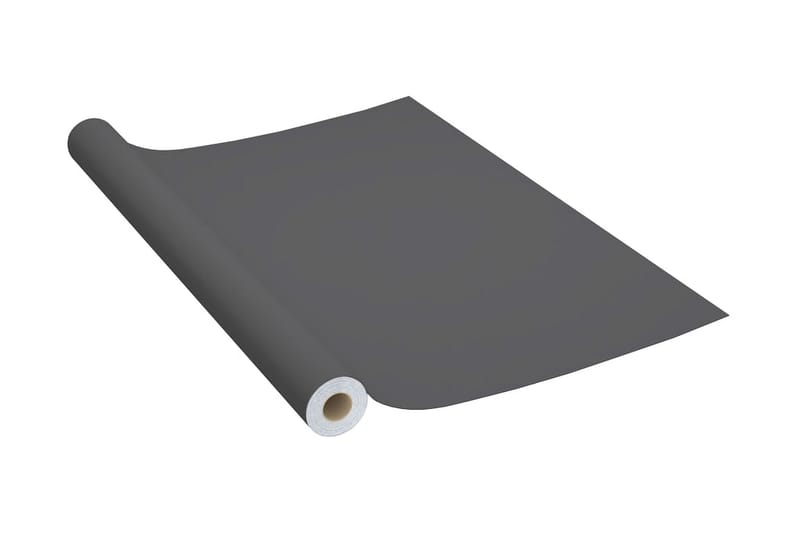 selvklæbende folie til møbler 500x90 cm PVC grå - Grå - Boligtilbehør - Vægdekoration - Klæbefolie - Vinduesfolie