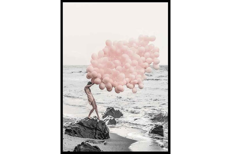 Plakat Gallerix Pink Balloons No1 - Gallerix - Boligtilbehør - Vægdekoration