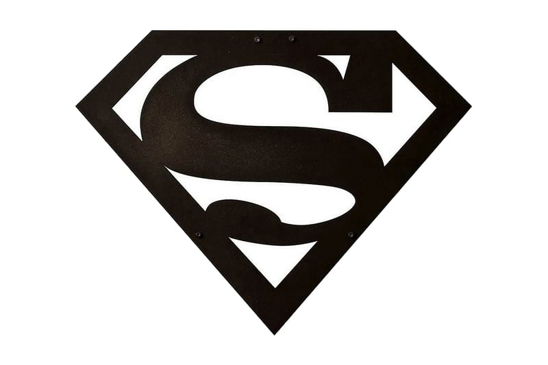 Superman Metal Dor - Homemania - Boligtilbehør - Vægdekoration - Skilt - Emaljeskilte