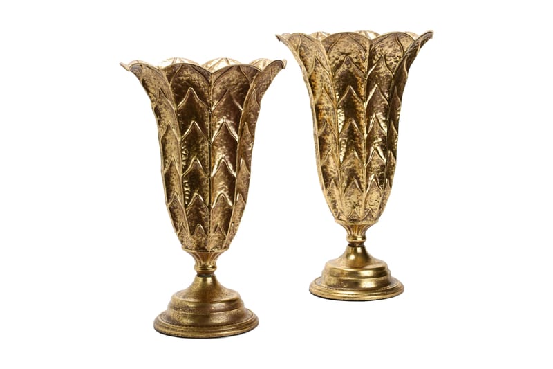 Furchner Vas 31x51 cm - Guld - Boligtilbehør - Vaser