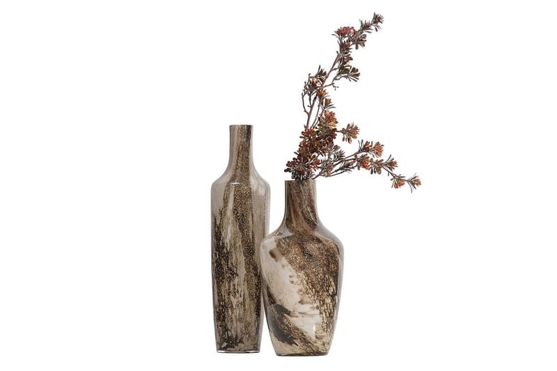 Saffiera Vase 37x18 cm - Glas / flerfarvet - Boligtilbehør - Dekoration