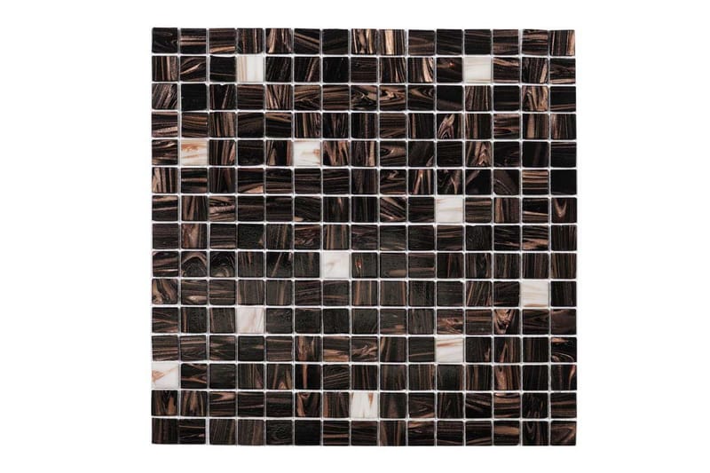 Mosaik Brun Hvid Touch 32,7X32,7 - Fliser & klinker - Mosaik - Glasmosaik