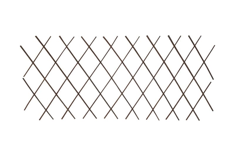 pilehegn med espalier 5 stk. 180 x 60 cm - Brun - Havemøbler - Solafskærmning - Afskærmning & vindsejl - Espailer