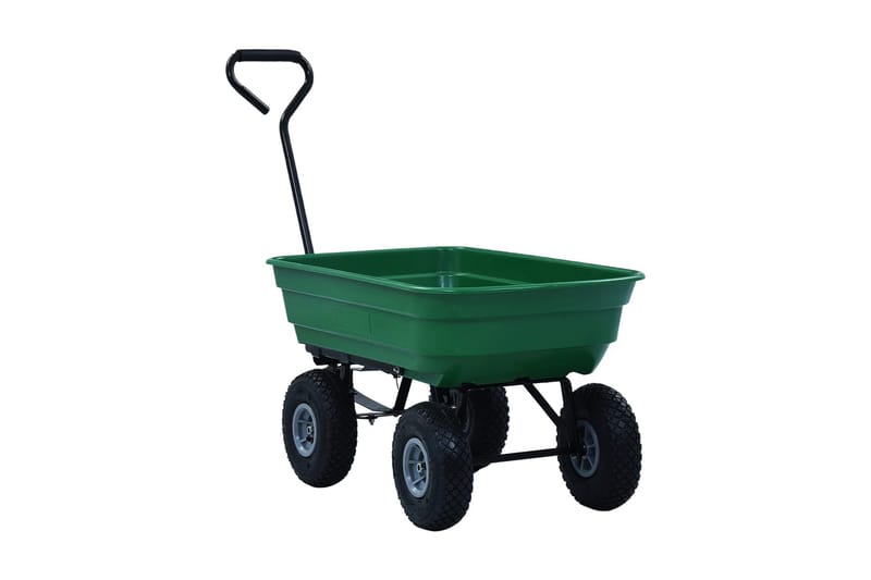 vippelig havevogn 300 kg 75 l grøn - Grøn - Have - Havearbejde & dyrkning - Drivhuse - Drivhustilbehør