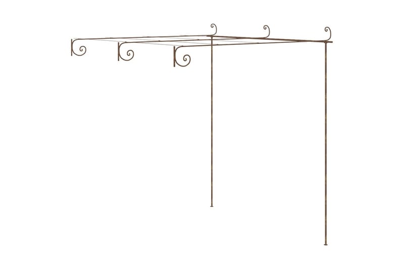 rosenbue 3x3x2,5 m jern antikbrun - Brun - Have - Havedekoration & havemiljø - Havefigurer & havedekoration