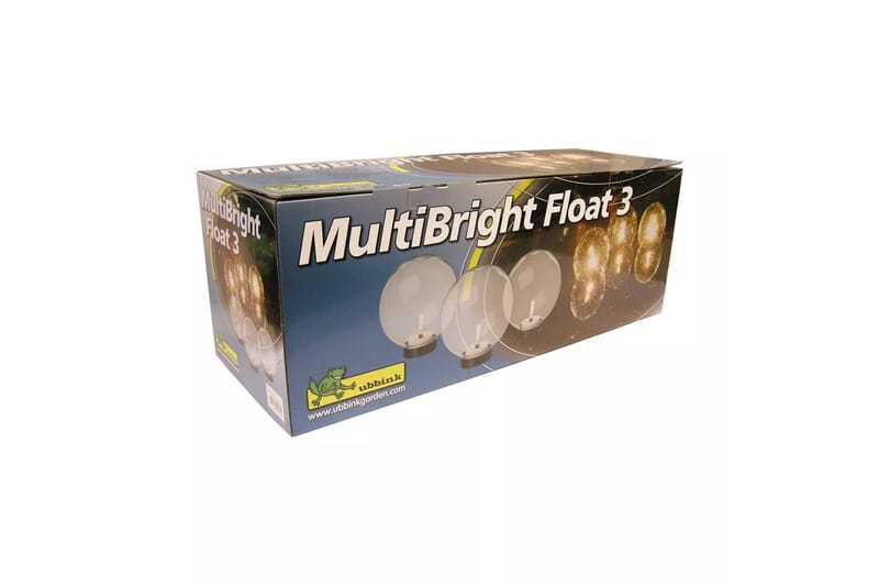 Ubbink LED havedamslys MultiBright Float 3 1354008 - Have - Udendørs miljø - Havedekoration - Damme & springvand - Undervandsbelysning