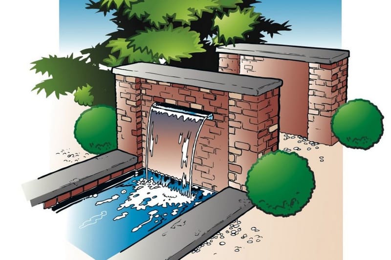 Ubbink Niagara vandfald 30 cm rustfrit stål - Have - Udendørs miljø - Havedekoration - Damme & springvand - Vandfald dam