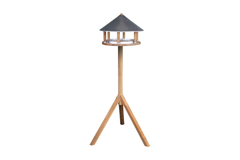 Esschert Design fuglebræt trekantet zinktag FB431 - Brun - Have - Udendørs miljø - Havedekoration - Fuglebræt & fuglehuse