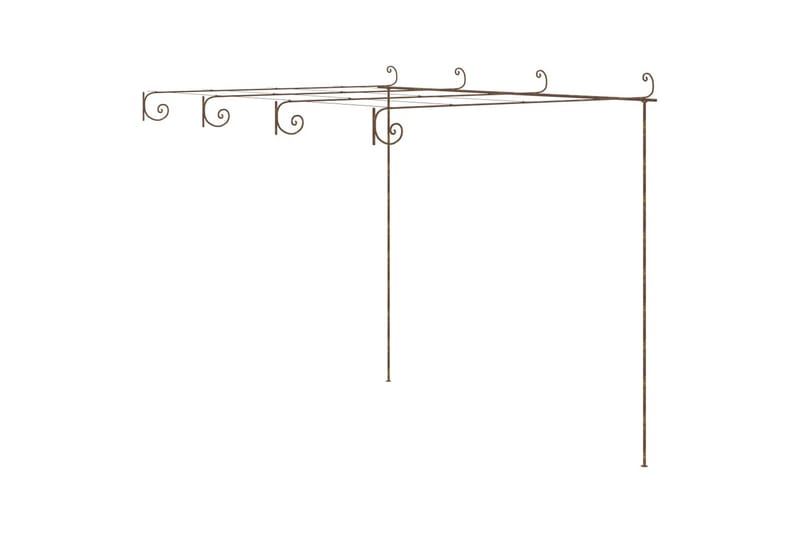 rosenbue 4x3x2,5 m jern antikbrun - Brun - Have - Udendørs miljø - Havedekoration - Havefigurer & havedekoration