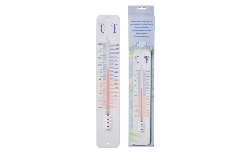 Esschert Design vægtermometer 45 cm TH13 - Have - Udendørs miljø - Havedekoration - Regn & temperatur - Udendørstermometer