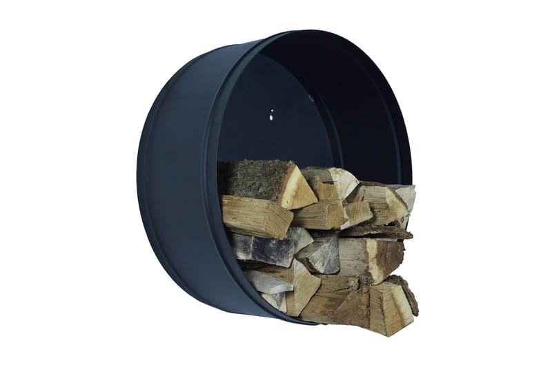 Gurvinder Brændekurv 25 cm - Sort - Have - Udendørs miljø - Udendørs opbevaring - Brændeopbevaring