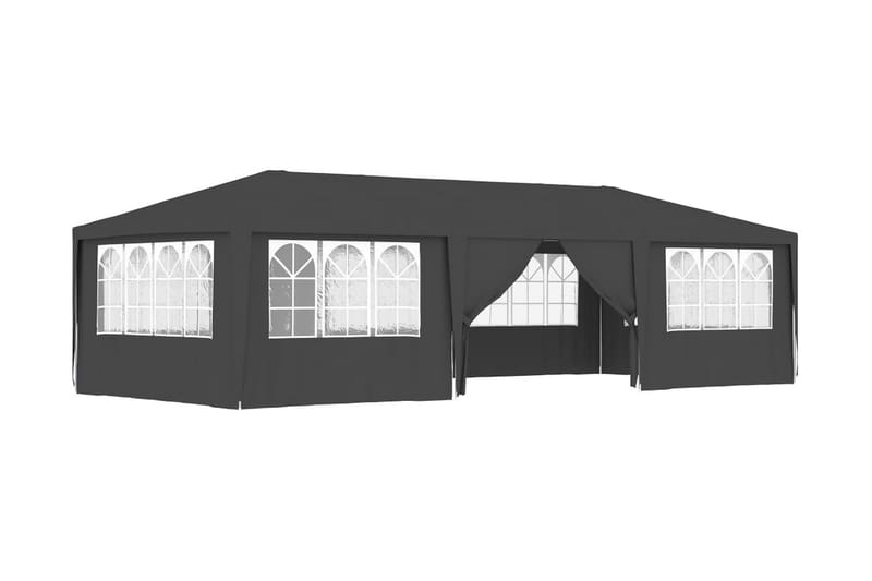 Festtelt med Sidevægge 4x9 M 90 G/m² Antracitgrå - Grå - Have - Udendørs miljø - Udendørs opbevaring - Havetelt & lagertelte - Partytelt