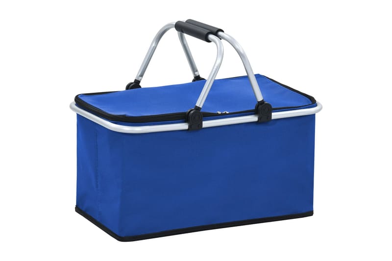 foldbar køletaske 46 x 27 x 23 cm aluminium blå - Blå - Have - Udendørs miljø - Udendørs opbevaring - Køle- & varmelagring - Køletaske & kølerygsæk