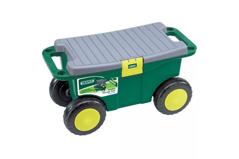 Draper Tools haveredskabsvogn og sæde 56x27,2x30,4 - Grøn - Have - Udendørs opbevaring - Garageinteriør & garageopbevaring