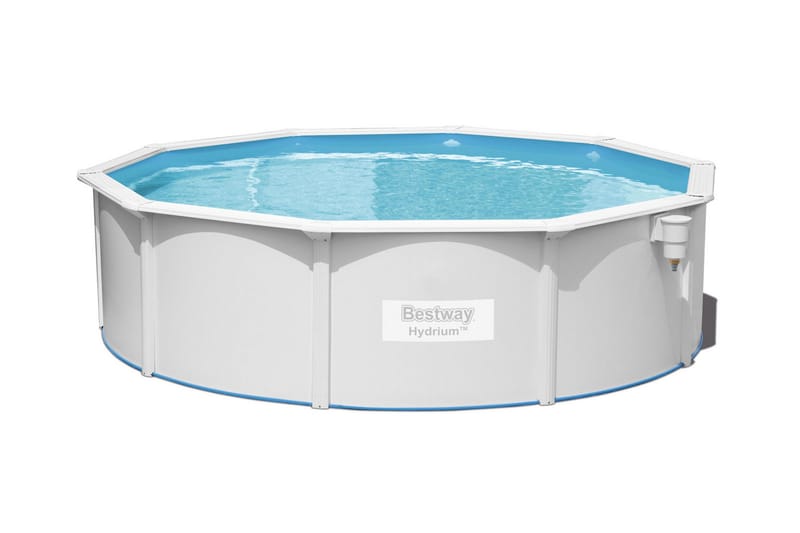 Hydrium Pool 460x120cm - Hvid - Have - Udendørsbad - Pool - Fritstående pool