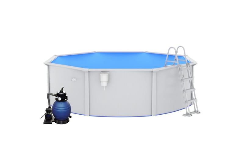 swimmingpool med sandfilterpumpe og poolstige 460x120 cm - Have - Udendørsbad - Pool - Fritstående pool