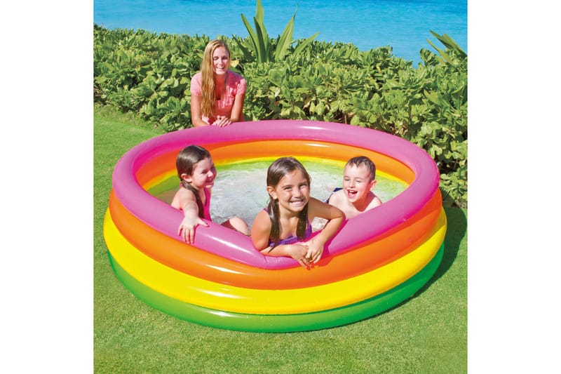Intex oppustelig pool Sunset 4 ringe 168x46 cm - Have - Udendørsbad - Pool - Oppustelig pool & plastpool