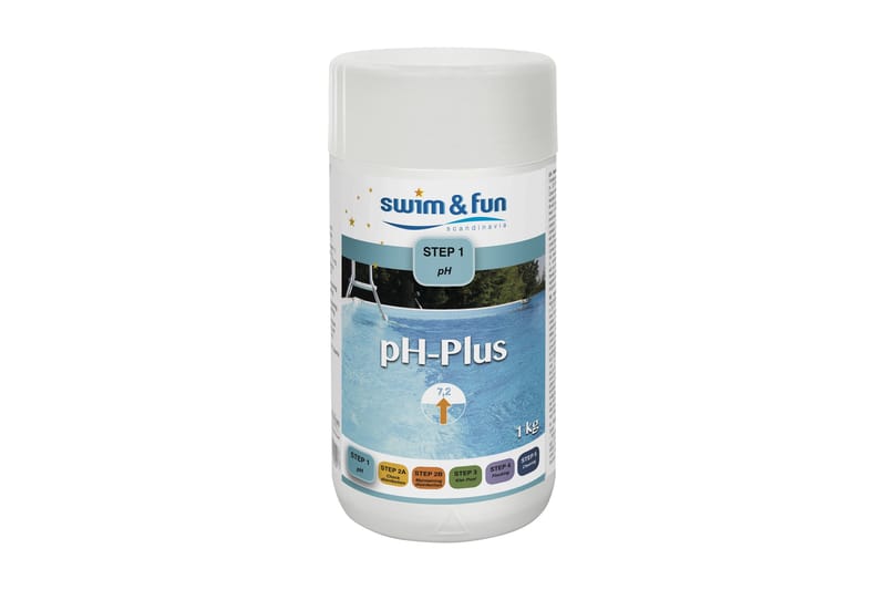 Swim & Fun pH-Plus 1 kg - Granulat - Have - Udendørsbad - Poolrengøring - Pool kemi og klortabletter