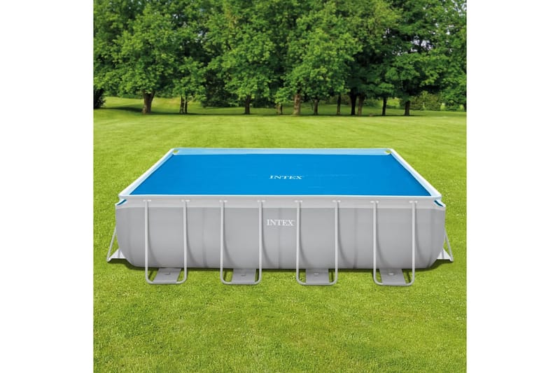 Intex solopvarmet poolovertræk 400x200 cm polyethylen blå - Blå - Have - Udendørsbad - Pooltilbehør - Øvrigt pooltilbehør