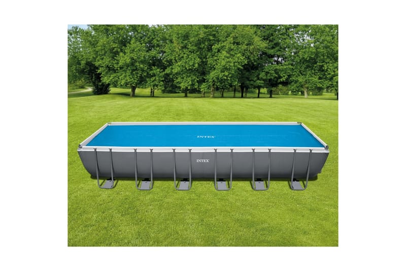 Intex solopvarmet poolovertræk 732x366 cm polyethylen blå - Blå - Have - Udendørsbad - Pooltilbehør - Øvrigt pooltilbehør