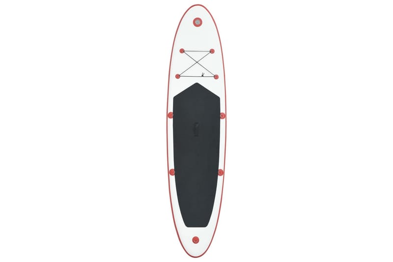 Stand Up Paddle Board-Sæt Sup Surfbræt Oppustelig Rød Og Hvi - Rød - Have - Udendørsbad - Pooltilbehør - Vandlegetøj