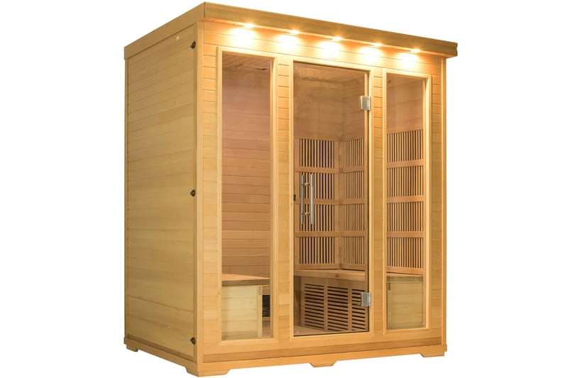 Infrarød sauna - Fuld højde 210cm - Löyly - Have - Udendørsbad - Sauna - Infrarød sauna