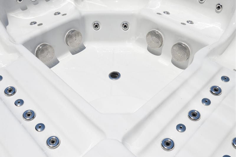 Jupiter Premium Light Whirlpool Hvid 95 dyser| 5 mennesker - Have - Udendørsbad - Spabade - Udendørs Spa