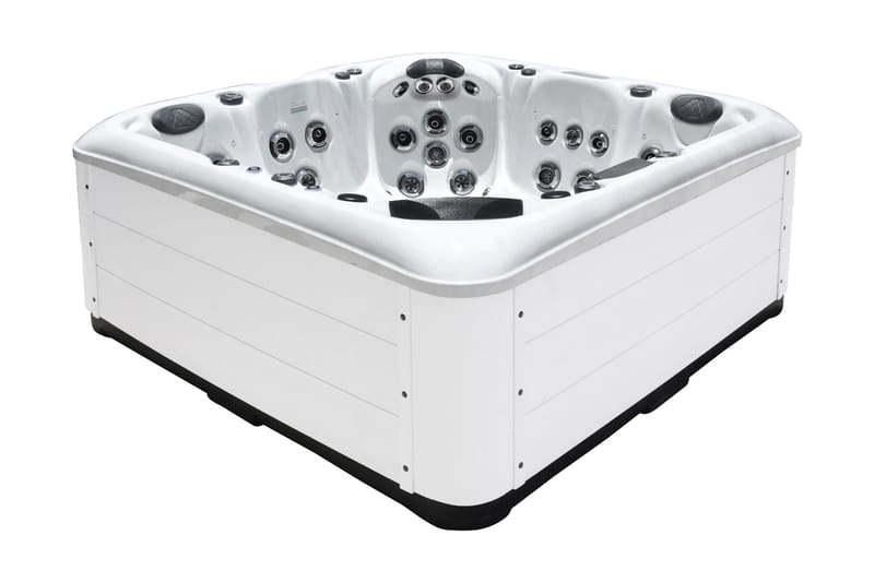 Luxuz Light Plus Whirlpool Hvid 73 dyser| 5 mennesker - Have - Udendørsbad - Spabade - Udendørs Spa