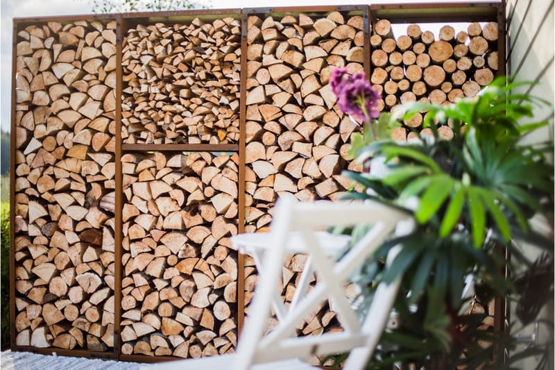 WoodStock Brændeskur 60x170 cm - Brun - Have - Udendørs miljø - Udendørs opbevaring - Brændeopbevaring