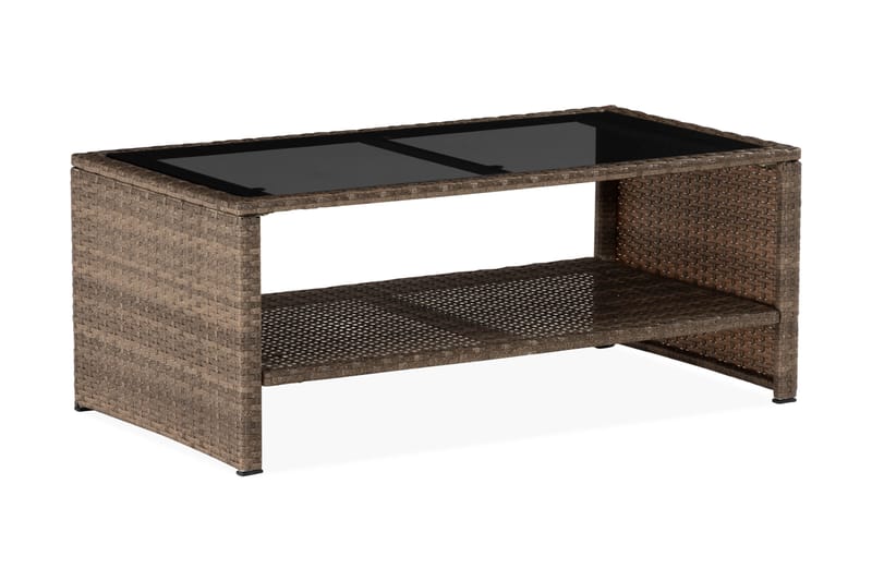 Wisconsin Bord 110 cm Polyrattan/Sand - Havemøbler - Havebord - Loungeborde & Sofaborde udendørs