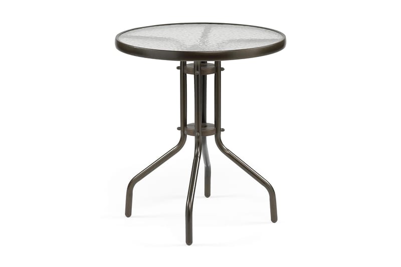 Alvdalen Bord - Mørkebrunt stål - Havemøbler - Havebord - Caféborde