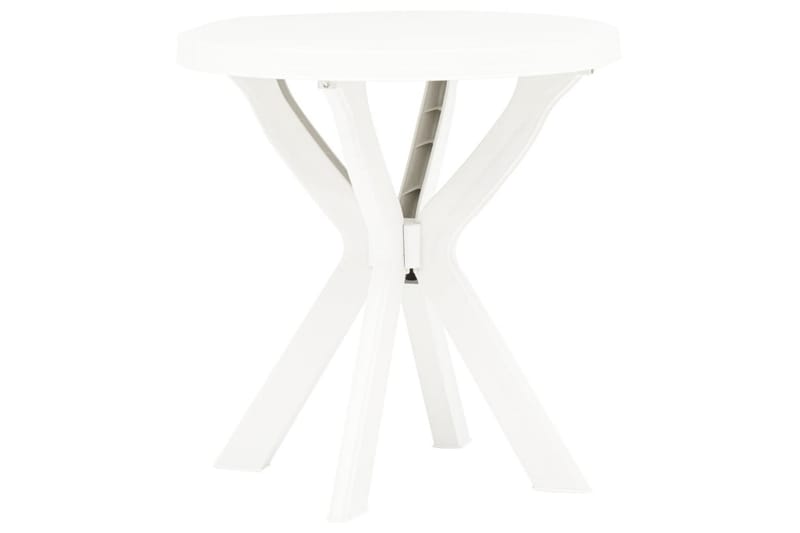 bistrobord Ø70 cm plastik hvid - Hvid - Havemøbler - Havebord - Caféborde