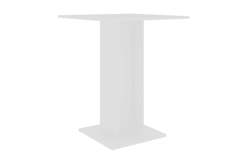 Bistrobord 60x60x75 cm Spånplade Hvid - Hvid - Havemøbler - Havebord - Caféborde