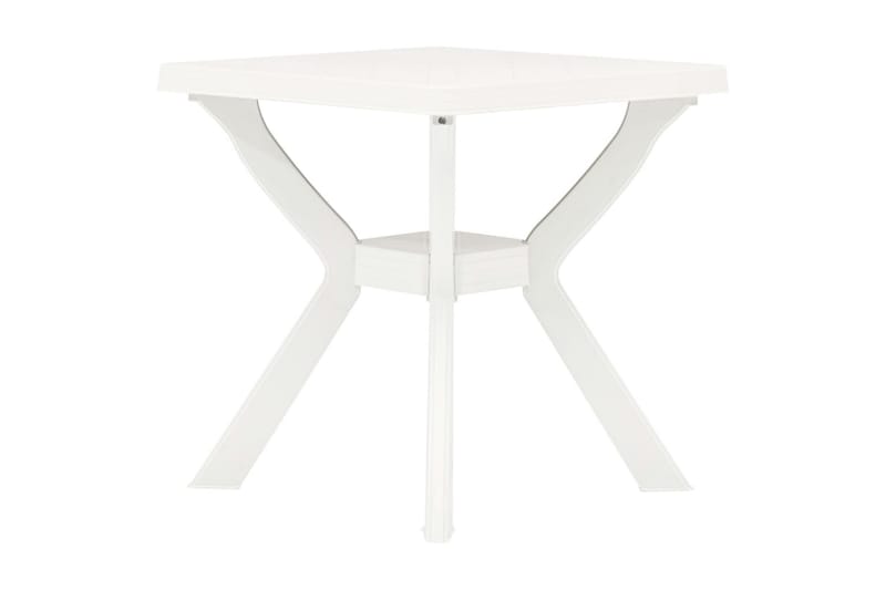 bistrobord 70 x 70 x 72 cm plastik hvid - Hvid - Havemøbler - Havebord - Caféborde