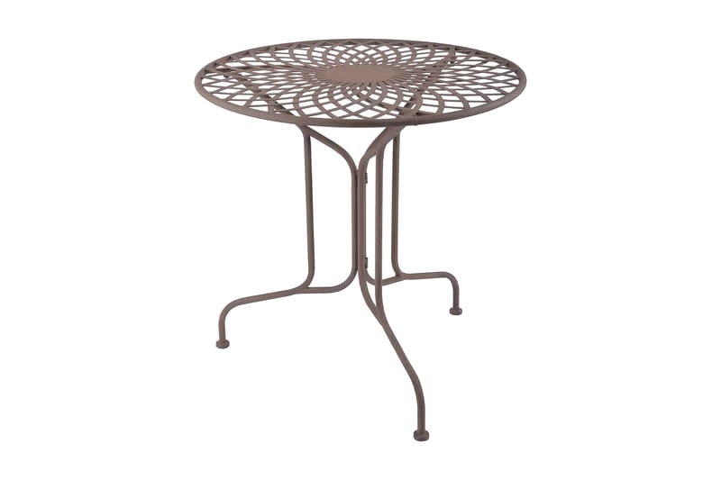 Esschert Design metalbord i gammel engelsk stil MF007 - Brun - Havemøbler - Havebord - Cafebord