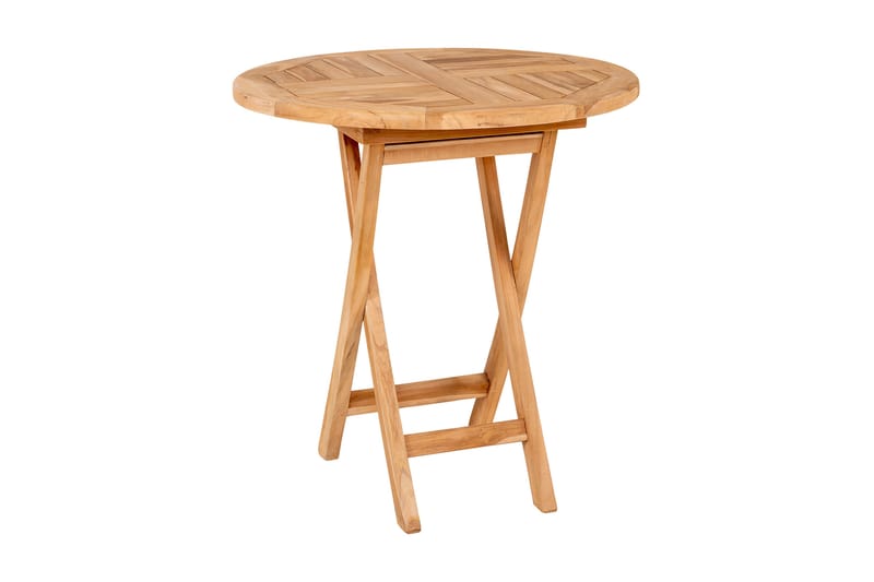 Oviedo Teak spisebord - Spisebord i teaktræ Ø70x75cm - Havemøbler - Balkon - Balkonmøbler - Altanborde