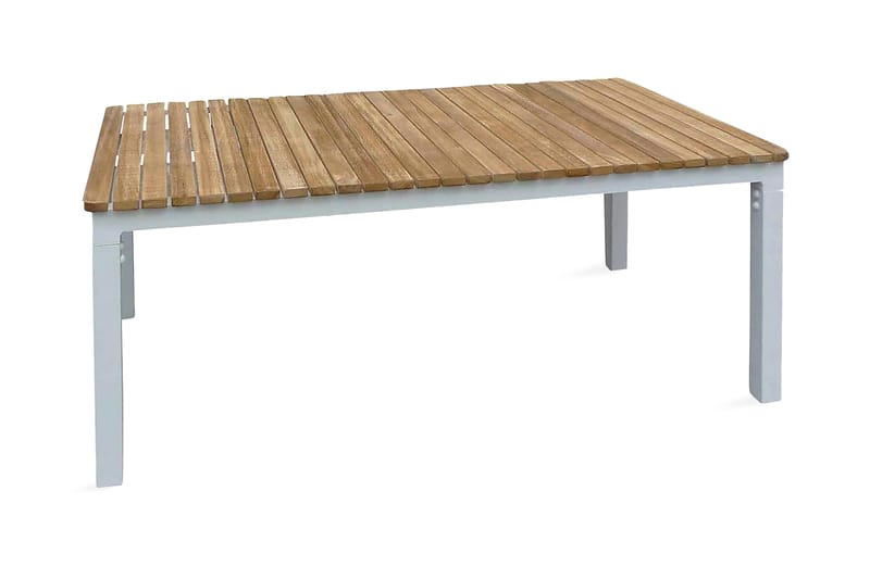 Brasilia Sofabord 110x60 Teak/Hvid - Venture Home - Havemøbler - Havebord - Loungeborde & Sofaborde udendørs