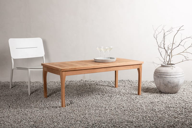 Sofabord 120 cm - Beige - Havemøbler - Havebord - Loungeborde & Sofaborde udendørs