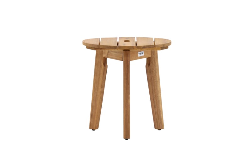 Chania Sidebord 40 cm Rund Brun - Venture Home - Havemøbler - Havebord - Sidebord